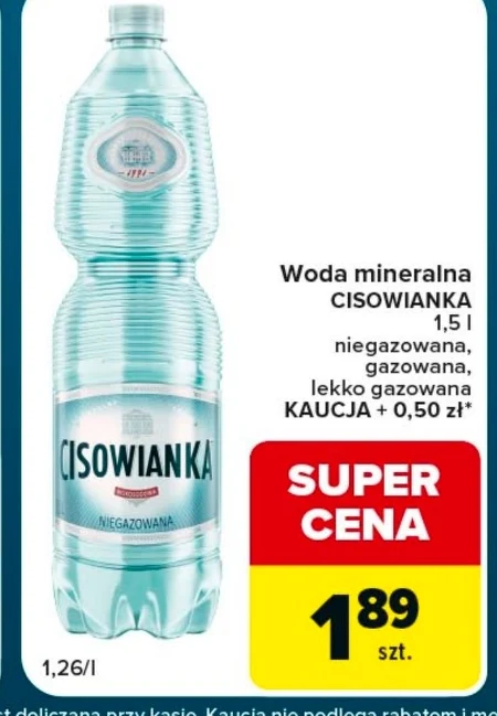 Негазована вода Cisowianka