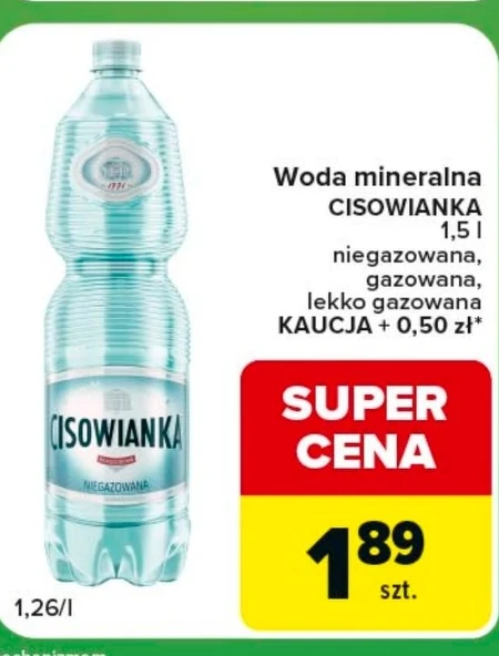 Мінеральна вода Cisowianka