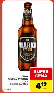 Piwo Warka Strong