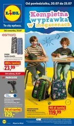 Kompletna wyprawka w megacenach - Lidl