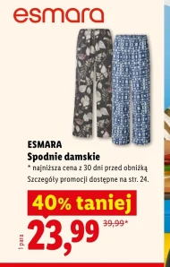 Spodnie damskie Esmara