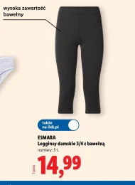 Legginsy damskie Esmara