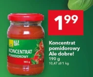 Koncentrat pomidorowy Ale dobre