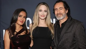 Salma Hayek, Angelina Jolie i Demián Bichir na premierze filmu "Without Blood" w Toronto (2024)