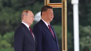 Władimir Putin i Xi Jinping podczas ostatniego spotkania w Pekinie