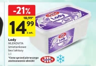 Lody bez laktozy Mlekovita