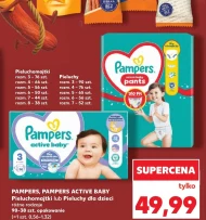 Pieluchomajtki Pampers