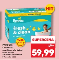 Chusteczki nawilżane Pampers