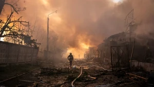 Rosyjski atak rakietowy i dronowy na Kijów w połowie czerwca