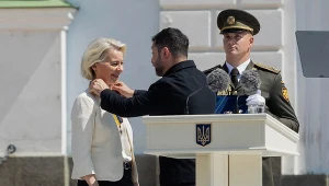 Ursula von der Leyen uhonorowana przez Wołodymyra Zełenskiego Orderem Europy