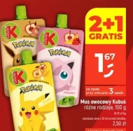 Фруктовий мус Kubuś