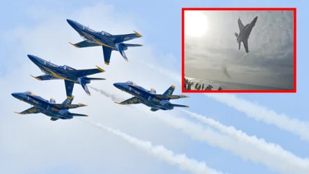 Do sieci trafiło nagranie niebezpiecznego manewru pilota Blue Angels. Przeleciał tuż nad głowami plażowiczów.