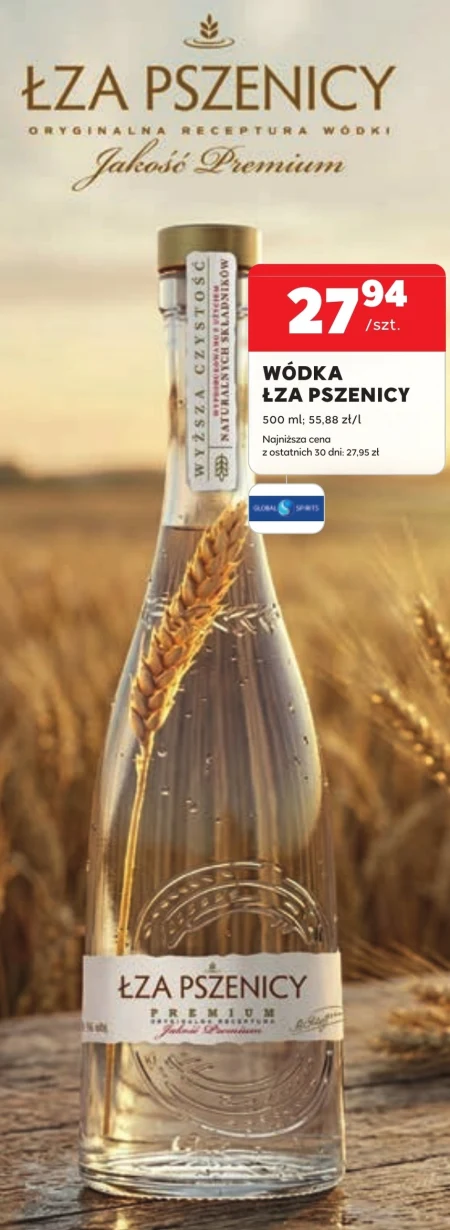 Горілка Łza pszenicy