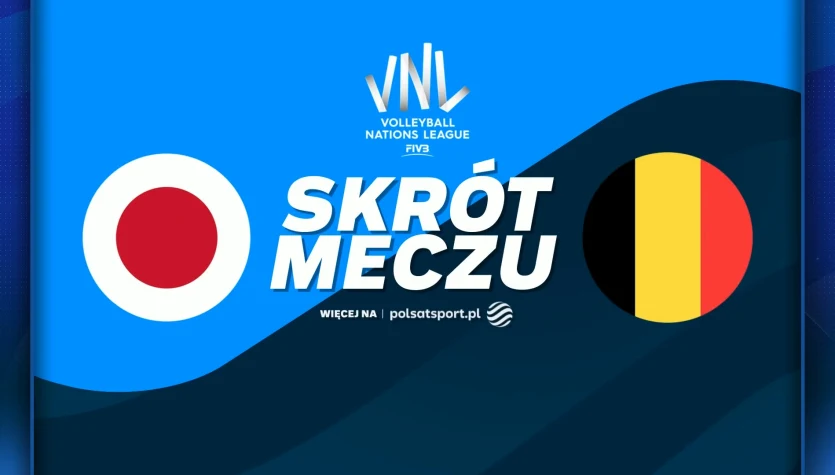 Liga Narodów. Japonia - Belgia. Skrót meczu. WIDEO