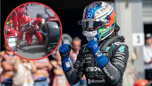 Emocje w Belgii. Udana pogoń Antonelliego, Hamilton potrącił mechanika