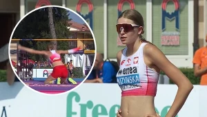 Radość Kariny Niżyńskiej po skoku na 1.84 m. To była ostatnia jej szansa na złoto w Rieti