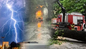 Polska w zasięgu gwałtownych burz. Ponad 1600 interwencji straży