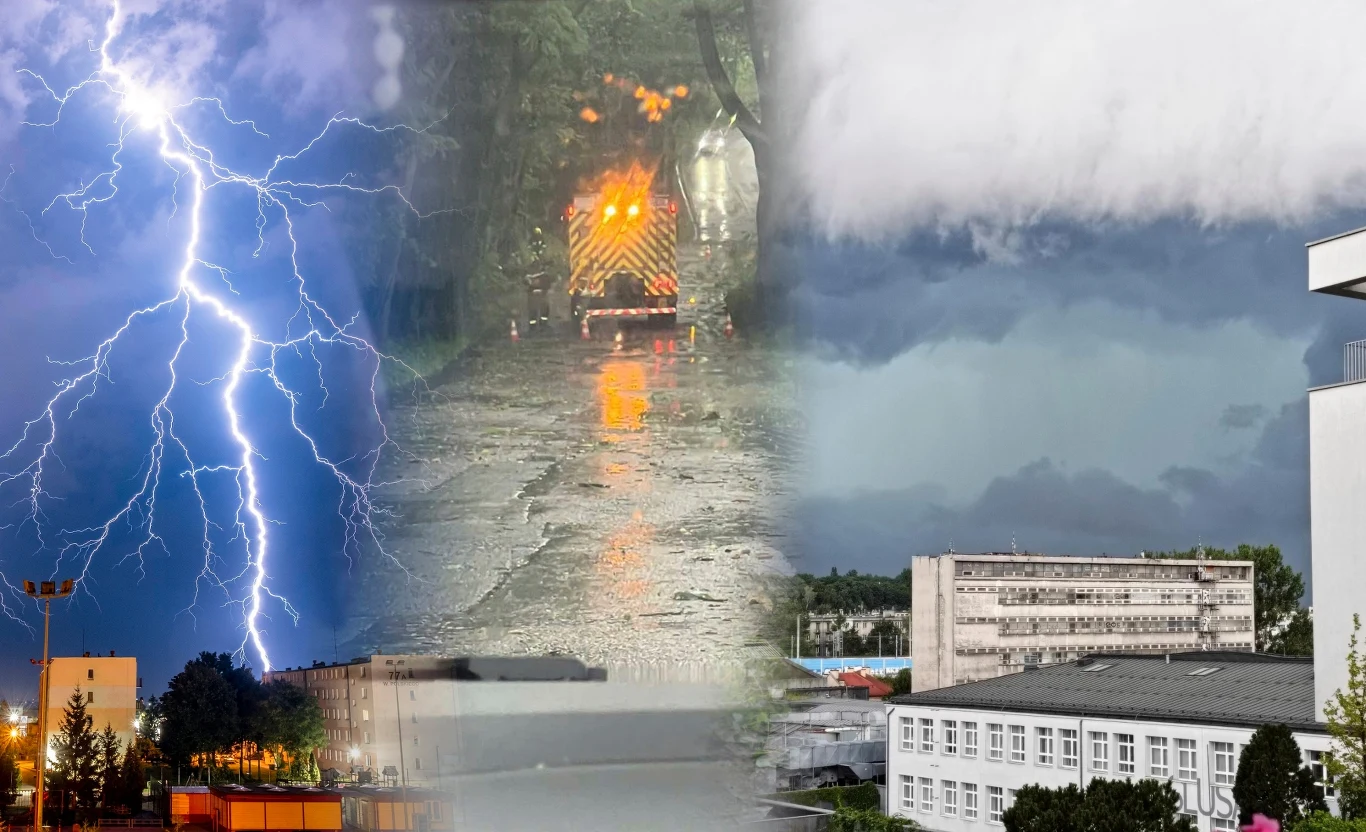 Potężne burze i nawałnice nad Polską Potężne burze i nawałnice nad Polską. Skutki ulew