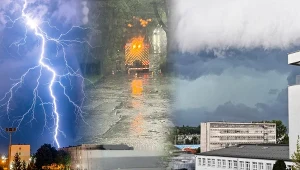 Burze nad Polską, wielkie zniszczenia. Drzewo spadło na bryczkę, są ranni