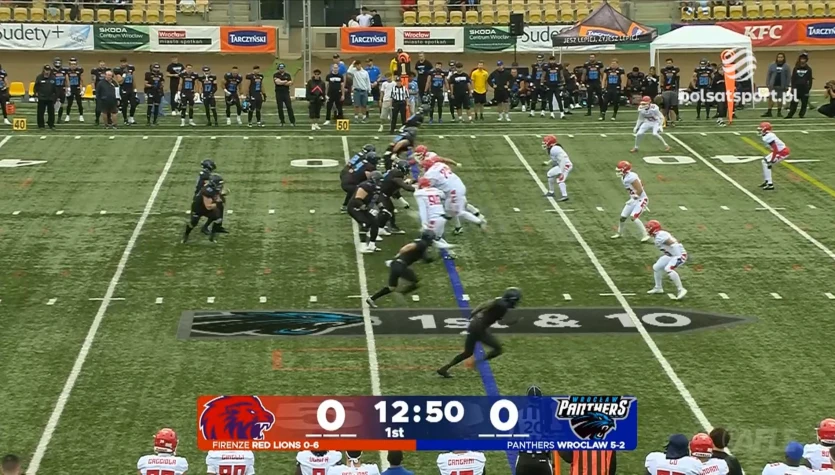 Panthers Wrocław - Firenze Red Lions. Skrót meczu