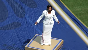 Jennifer Hudson zaśpiewała hymn USA podczas ceremonii zamknięcia mundialu