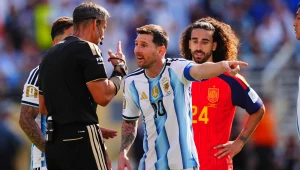 Slavko Vinčić i gwiazdor Argentyny Lionel Messi