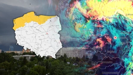 Burze, ulewy i silny wiatr w poniedziałek opanują północną Polskę - prognozuje IMGW