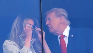 Melania Trump zaskoczyła podczas finału. Jej strój miał wyraźny przekaz