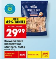Blanszowane krewetki Marinero