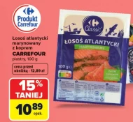 Маринований лосось Carrefour