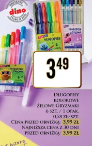 Zestaw długopisów Dino