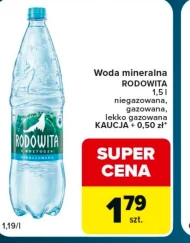 Woda niegazowana Rodowita