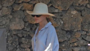 Naturalna Nicole Kidman wypoczywa w Portofino