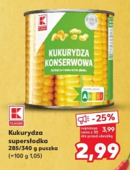 Kukurydza konserwowa K-Classic
