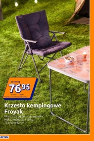 Krzesło kempingowe Action