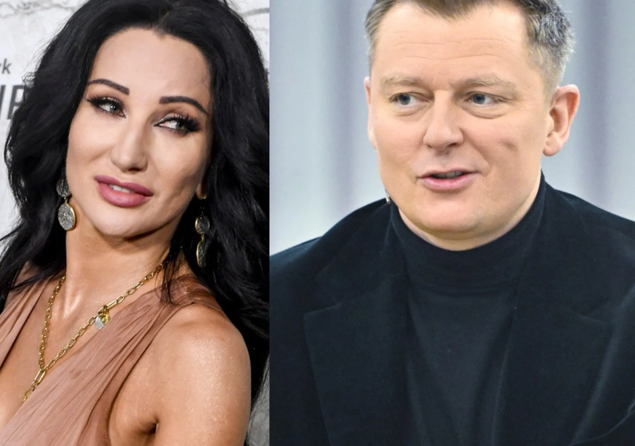 Justyna Steczkowska, Rafał Brzozowski Justyna Steczkowska i Rafał Brzozowski w eleganckich strojach.