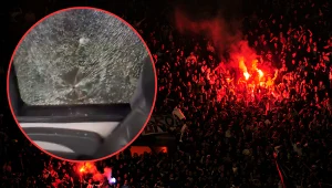 Dantejskie sceny po wygranym meczu. Ostrzelali autokar pełen kibiców