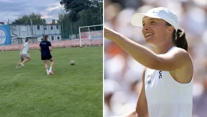 Iga Świątek trenowała z Ewą Pajor