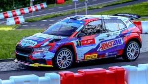 Teemu Suninen jest liderem Rajdu Polski przed ostatnią pętlą