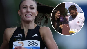 Natalia Bukowiecka przeprowadziła wywiad z mężem po jego występie na mistrzostwach Polski