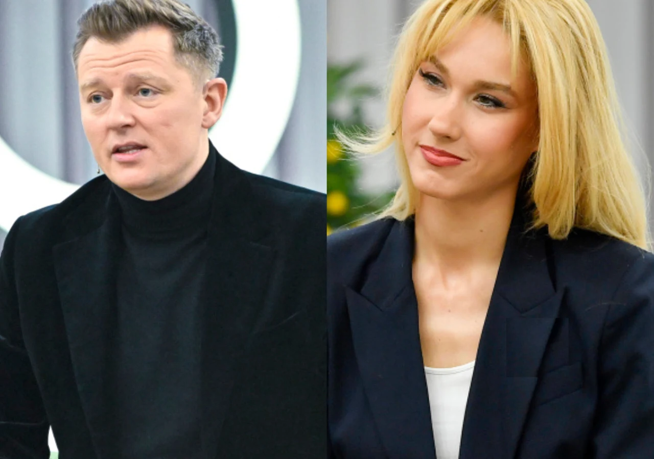 Rafał Brzozowski, Ida Nowakowska Rafał Brzozowski i Ida Nowakowska w eleganckich strojach podczas wspólnego wyjścia.