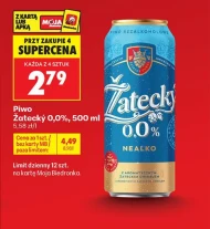 Безалкогольне пиво Zatecky