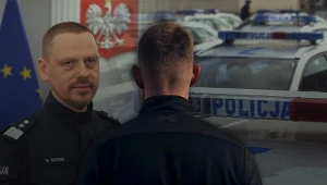 Komendant główny Marek Boroń i były policjant Paweł 