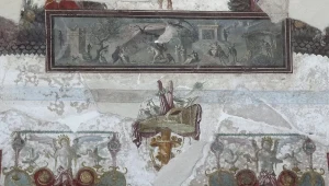 Archeolodzy w Pompejach odtworzyli fresk przedstawiający Ariadnę i Dionizosa