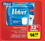 Papier toaletowy Velvet