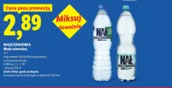 Woda niegazowana Nałęczowianka
