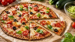 Pizza z cukinii. Warzywny spód, który naprawdę wychodzi