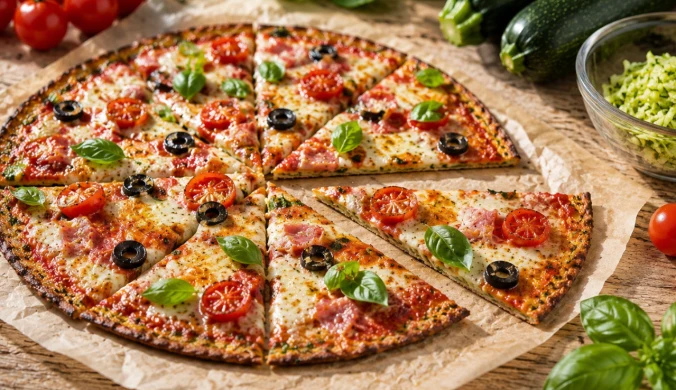Pizza z cukinii. Warzywny spód, który naprawdę wychodzi