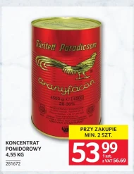 Koncentrat pomidorowy Süritett Paradicsom