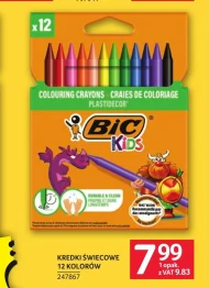Kredki świecowe Bic